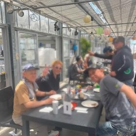 みんなでバーベキューしました～来年もお肉食べましょう！