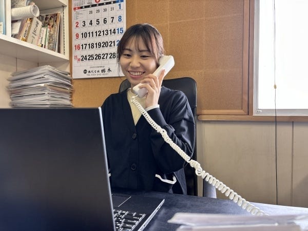 お客様の電話対応が主なお仕事です