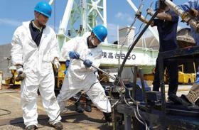 ジブクレーン用ワイヤーロープの巻替え加工