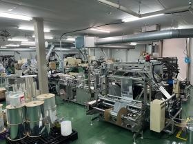 サイドシール袋の製造現場その１です。