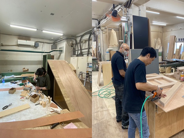 20代～40代のメンバーで日々モノづくりに励んでいます！