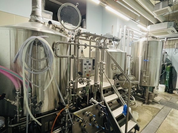 1バッチ500?の醸造所です。ここで醸造しませんか？