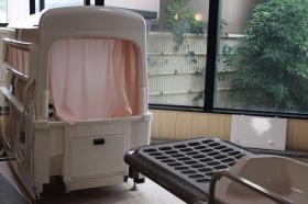 職員の業務負担軽減策として導入したミスト浴