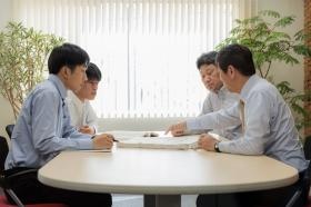 社員の仕事風景です。