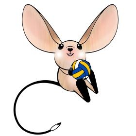 日本デフビーチバレーボール協会 公式キャラクター