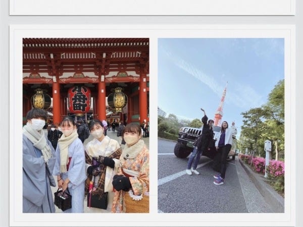 旅行も楽しめます！