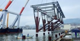 施工実績３ 佐世保港三浦地区岸壁改修工事