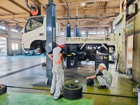 整備作業の様子