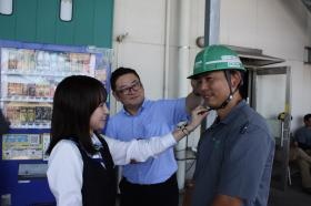 身だしなみも大切な興和運輸。ビシッと決まりカッコいい！