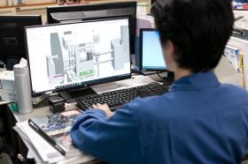 ヤスオカ社員 事務所 設計風景