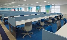 宮崎をモチーフにしたオフィスの設計になっています