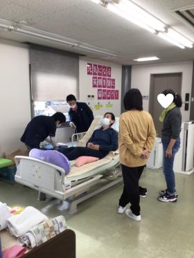 実技を行い、点検します