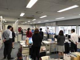 【本社】営業部朝礼風景