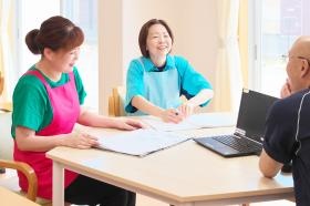 みんなで協力するチームケアを大切にしています。