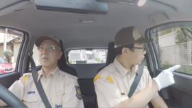 巡回警備：豊田市内を青パトで巡回します