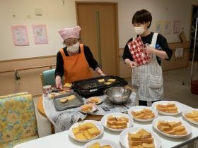 グループホームで調理