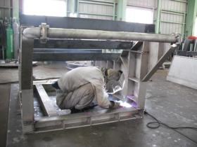 溶接作業の様子