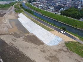 【施工実績】神通川・布瀬護岸工事