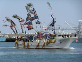 弊社の装置が搭載されている漁船