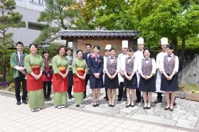 スタッフのお出迎え