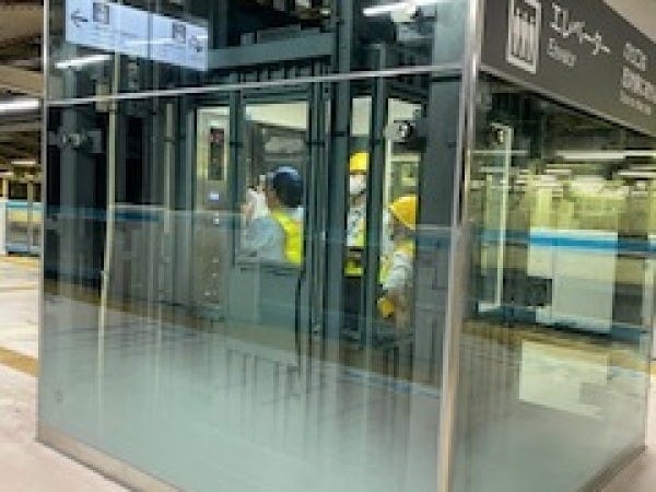 全ての工事が完了し、お客様に動作確認等していただいております