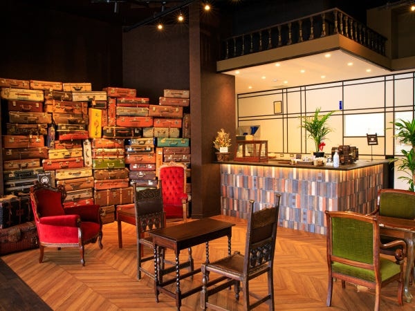 店内のカフェコーナーです