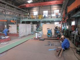 日並工場：製缶、配管、溶接組立