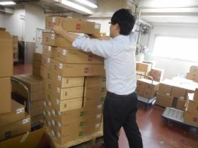 製品納品の風景