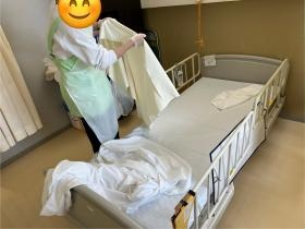 ベッドメイキング