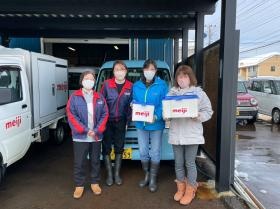 長岡中央店宅配スタッフです。みんな面倒見がよい方ばかりです。