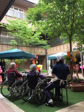 全体レクリエーション オープンカフェ（１）