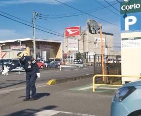 絶対に車道に出ない方針ですので安心して勤務出来ます。