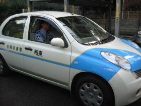 機械警備に不可欠な機動力、情報力の強化を図っています。