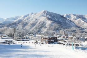 冬のスキー場
