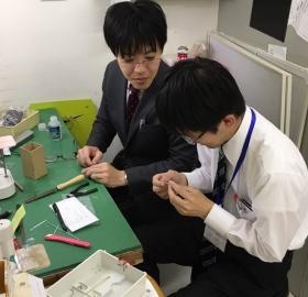 ＯＪＴ：優しい先輩社員が丁寧に指導します