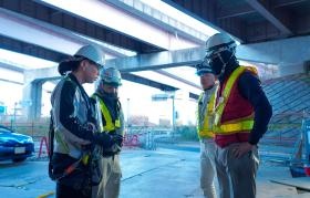 やりがいを持って社会インフラ整備を行っています