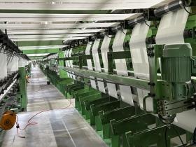 エルモア本社工場ティシュ製造ライン