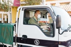 商品の配送も自社のトラックで