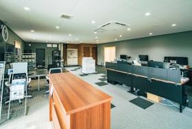 事務所内部の様子