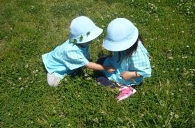 お友達とお散歩