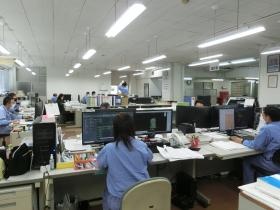 設計部門のオフィス風景