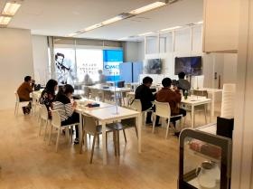 弊社自慢のカフェスペース♪