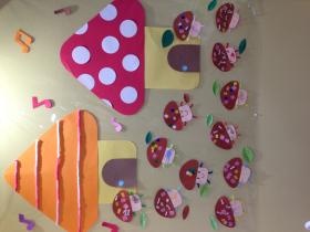 月替わりの壁面