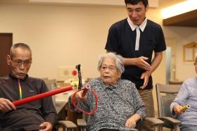 輪渡しレクの様子