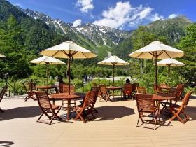 【上高地 ホテル白樺荘】ラ・ベルフォーレ テラス