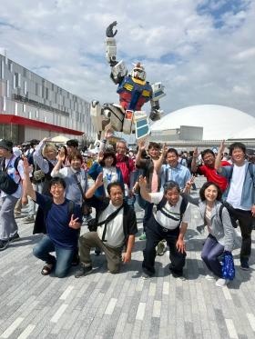 全員でガンダムポーズ（笑）