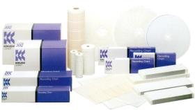 医療分野など様々な分野で使われる記録紙（チャート紙）