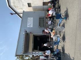 休日のバーベキュー