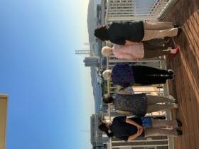 施設からの風景（入居者とともに）