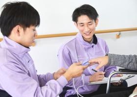 バイタル測定の様子